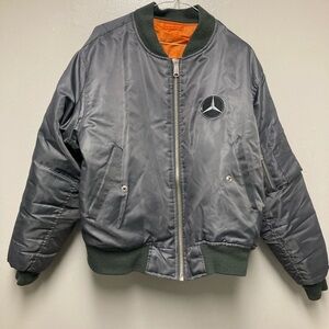 Mercedes Gray Bomber Jacket